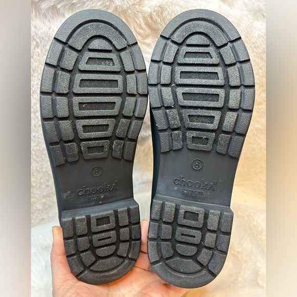 Chooka 100% water proof Chelsea Bootie in Matte black with plush lining Sz-8. L - Picture 6 of 11